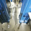 500 Ltr Stainless Steel Jacketed Cheese Vat with Integrated Press System